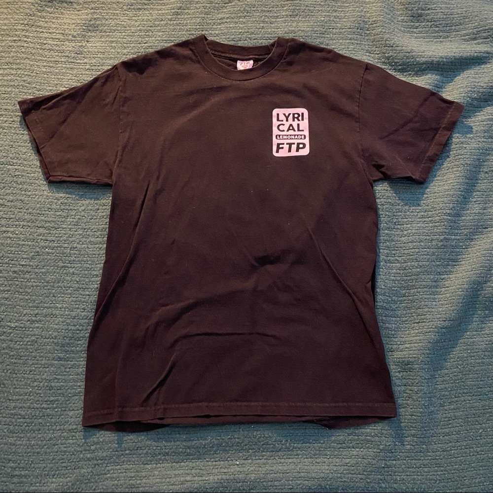 Lyrical Lemonade x FTP Black Short Sleeve Tee Large